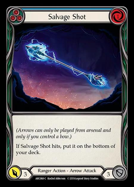 [Ranger] Salvage Shot (blue) [1st-ARC068-C]