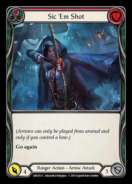 [Ranger] Sic 'Em Shot (red) [1st-ARC072-C]
