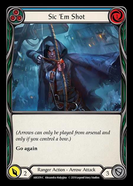 [Ranger] Sic 'Em Shot (blue) [1st-ARC074-C]