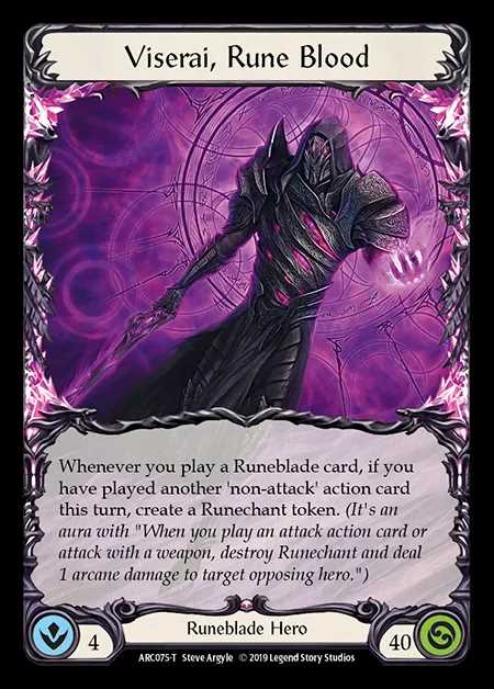 [Runeblade] Viserai, Rune Blood [1st-ARC075-T]