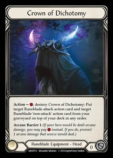 [Runeblade] Crown of Dichotomy [1st-ARC079-C]