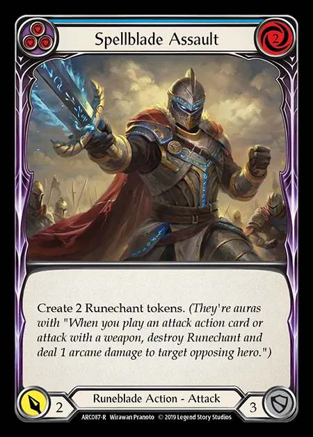[Runeblade] Spellblade Assault (blue) [1st-ARC087-R]