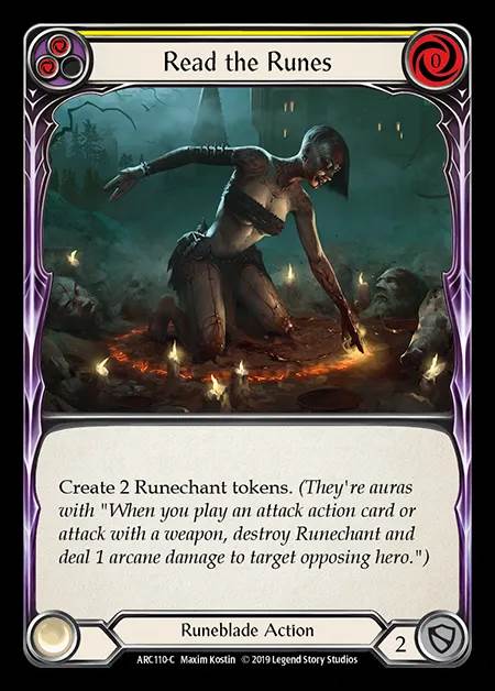 [Runeblade] Read the Runes (yellow) [1st-ARC110-C]