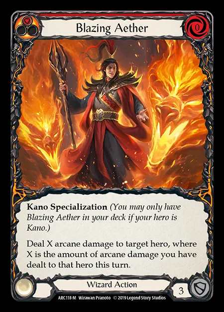 [Wizard] Blazing Aether [1st-ARC118-M]