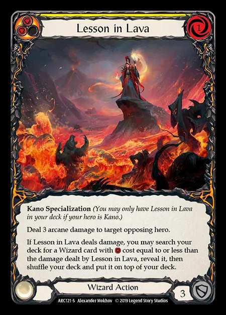[Wizard] Lesson in Lava [1st-ARC121-S]