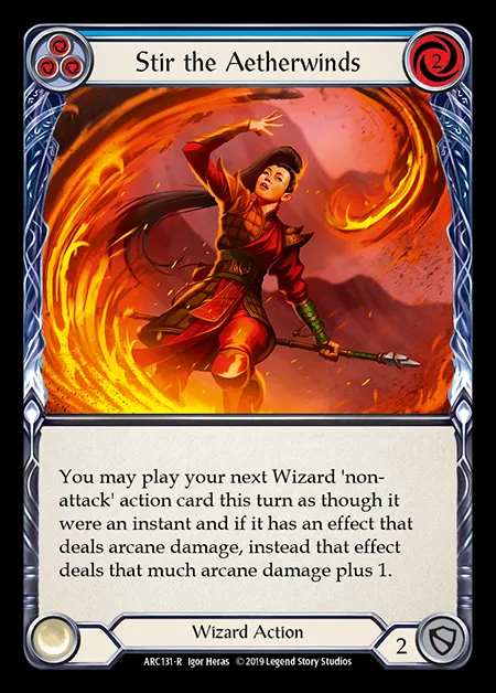 [Wizard] Stir the Aetherwinds (blue) [1st-ARC131-R]