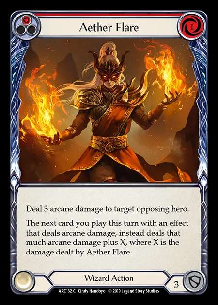 [Wizard] Aether Flare (red) [1st-ARC132-C]