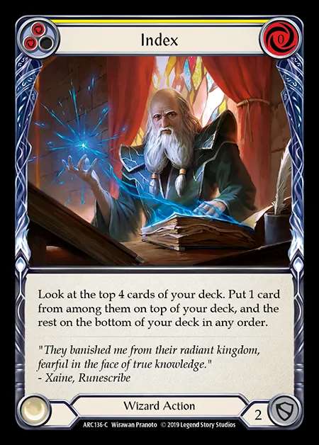 [Wizard] Index (yellow) [1st-ARC136-C]