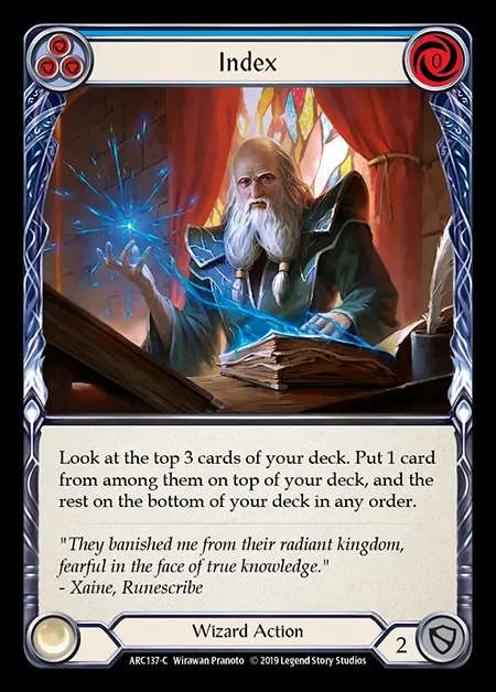 [Wizard] Index (blue) [1st-ARC137-C]