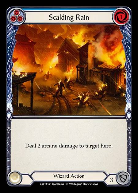 [Wizard] Scalding Rain (blue) [1st-ARC143-C]