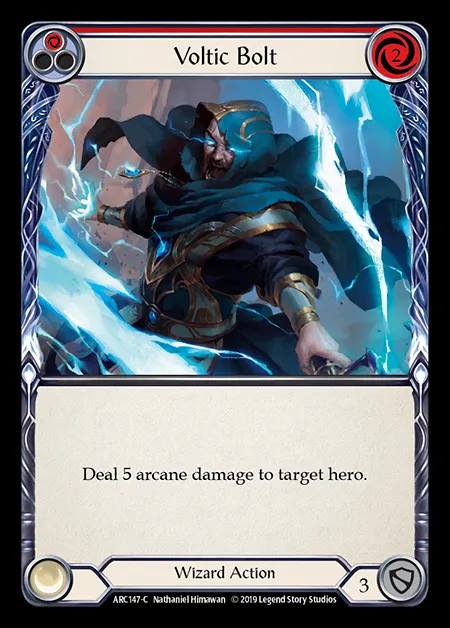 [Wizard] Voltic Bolt (red) [1st-ARC147-C]
