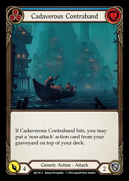 [Generic] Cadaverous Contraband (blue) [1st-ARC181-C]