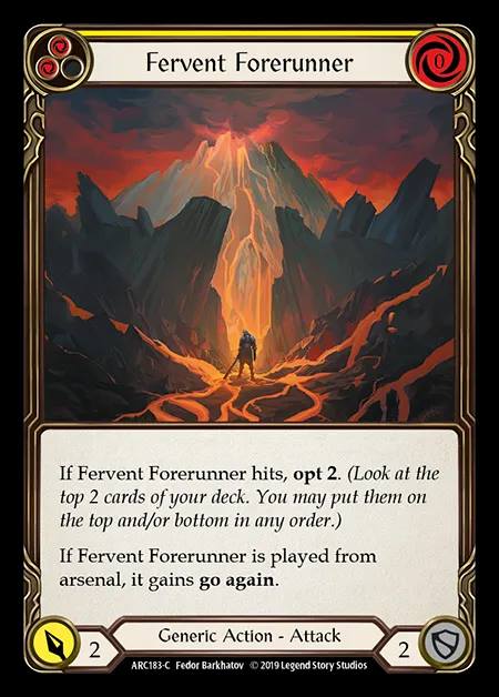 [Generic] Fervent Forerunner (yellow) [1st-ARC183-C]
