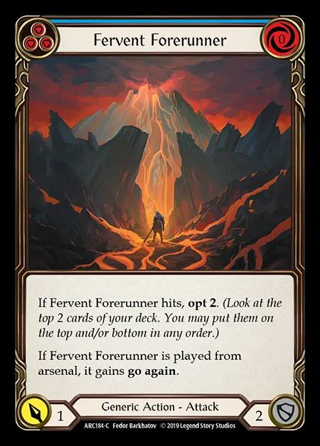 [Generic] Fervent Forerunner (blue) [1st-ARC184-C]
