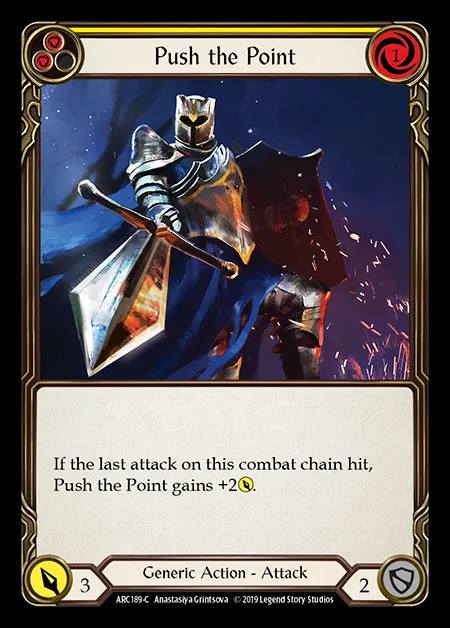 [Generic] Push the Point (yellow) [1st-ARC189-C]