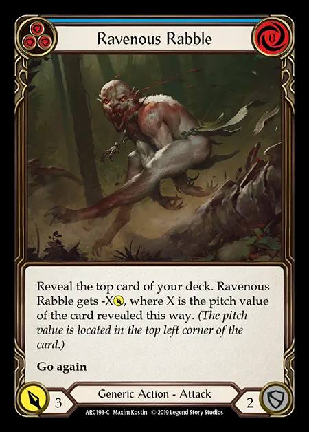 [Generic] Ravenous Rabble (blue) [1st-ARC193-C]