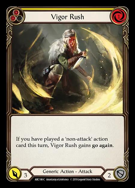 [Generic] Vigor Rush (yellow) [1st-ARC198-C]