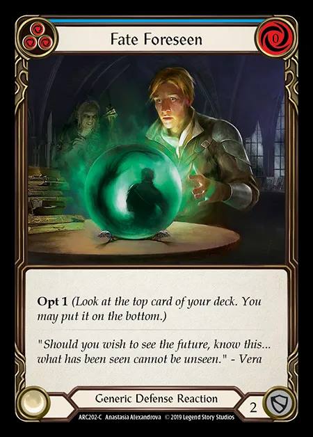 [Generic] Fate Foreseen (blue) [1st-ARC202-C]