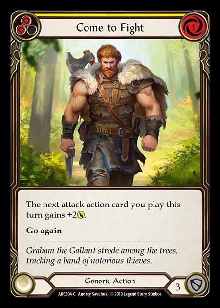 [Generic] Come to Fight (yellow) [1st-ARC204-C]