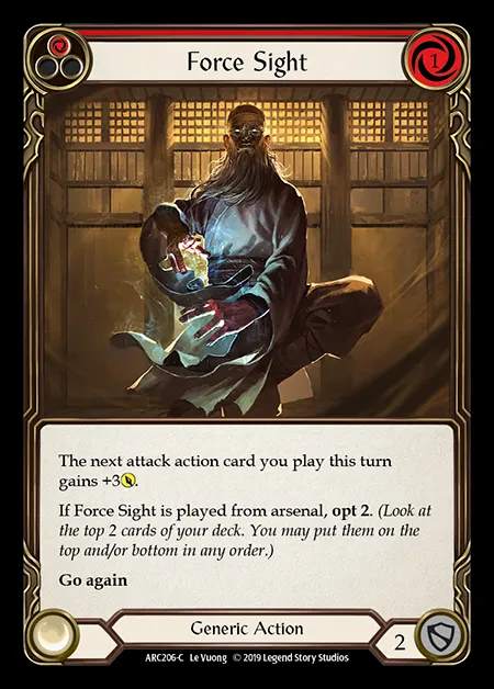 [Generic] Force Sight (red) [1st-ARC206-C]