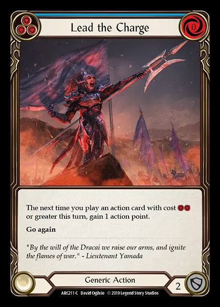 [Generic] Lead the Charge (blue) [1st-ARC211-C]