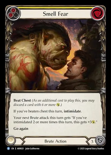 【EN】[Brute] 臭い立つ恐怖/Smell Fear (yellow) [ARR021-R]