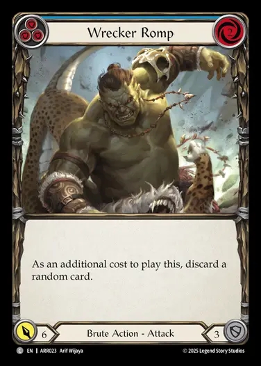 【EN】[Brute] 解体屋の大暴れ/Wrecker Romp (blue) [ARR023-C]