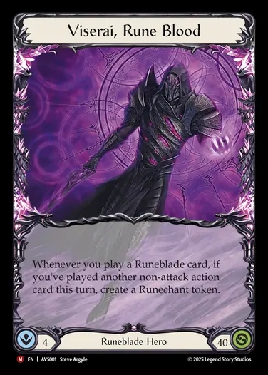 【EN】[Runeblade] Viserai, Rune Blood [AVS001-M]