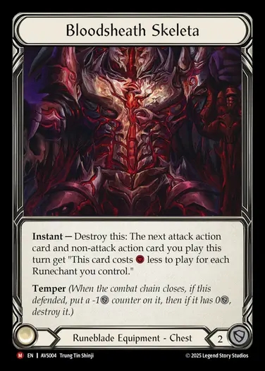 【EN】[Runeblade] Bloodsheath Skeleta [AVS004-M]