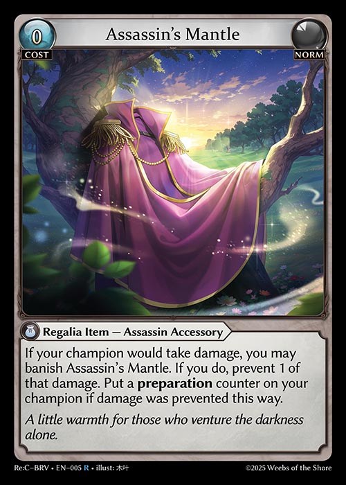 [Norm] Assassin's Mantle [BRV005-R]