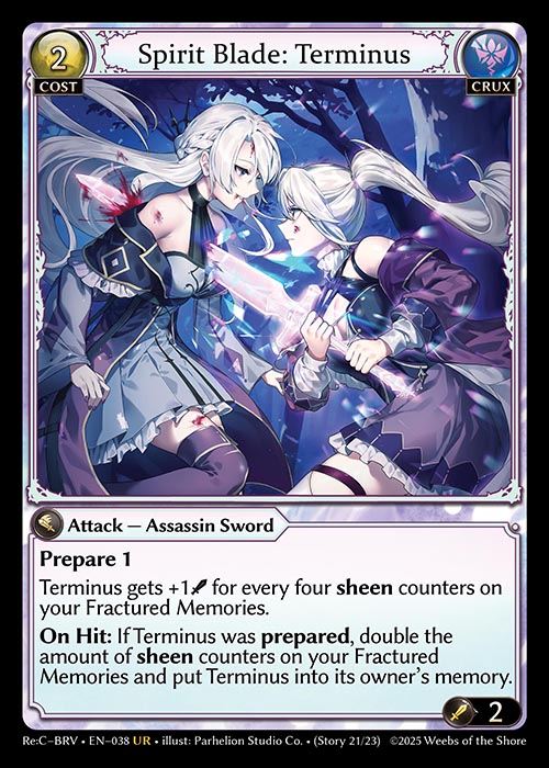 [Crux] Spirit Blade: Terminus [BRV038-UR]