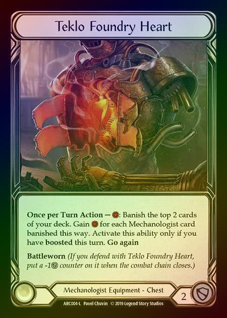 【CF】[Mechanologist] Teklo Foundry Heart [1st-ARC004-L] Cold Foil