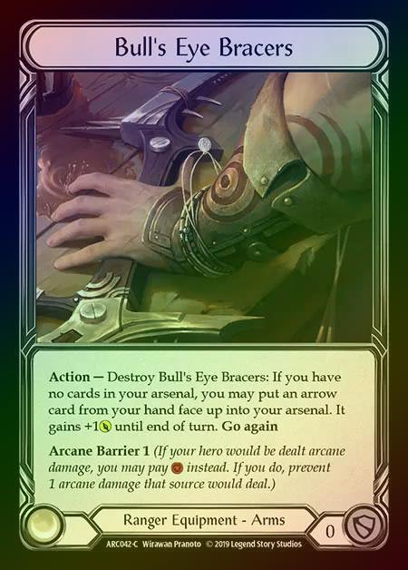 【CF】[Ranger] Bull's Eye Bracers [1st-ARC042-C] Cold Foil