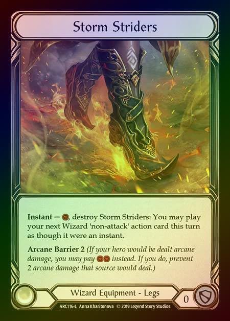【CF】[Wizard] Storm Striders [1st-ARC116-L] Cold Foil