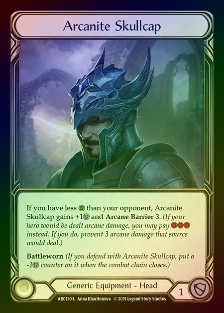 【CF】[Generic] Arcanite Skullcap [1st-ARC150-L] Cold Foil
