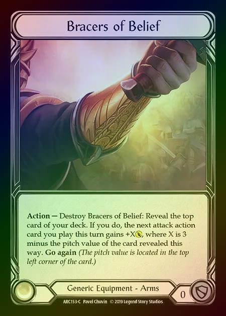 【CF】[Generic] Bracers of Belief [1st-ARC153-C] Cold Foil