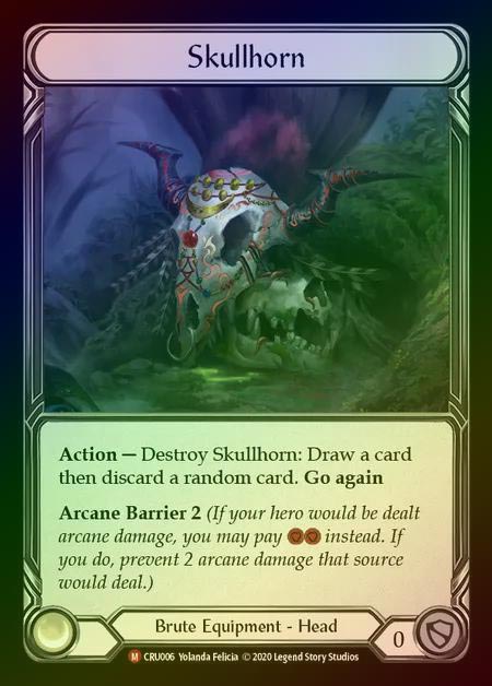 【CF】[Brute] Skullhorn [1st-CRU_006-M] Cold Foil
