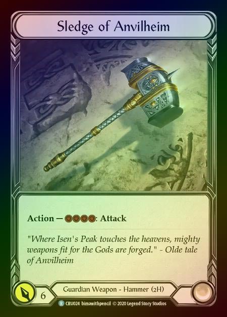 【CF】[Guardian] Sledge of Anvilheim [1st-CRU_024-R] Cold Foil