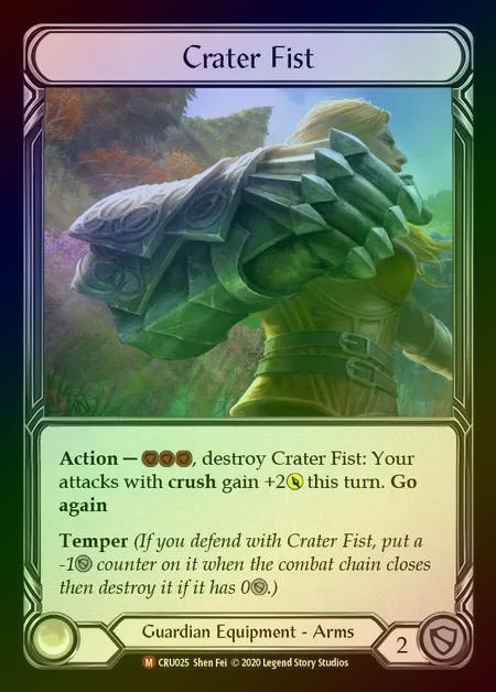 【CF】[Guardian] Crater Fist [1st-CRU_025-M] Cold Foil