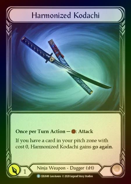 【CF】[Ninja] Harmonized Kodachi [1st-CRU_049-R] Cold Foil