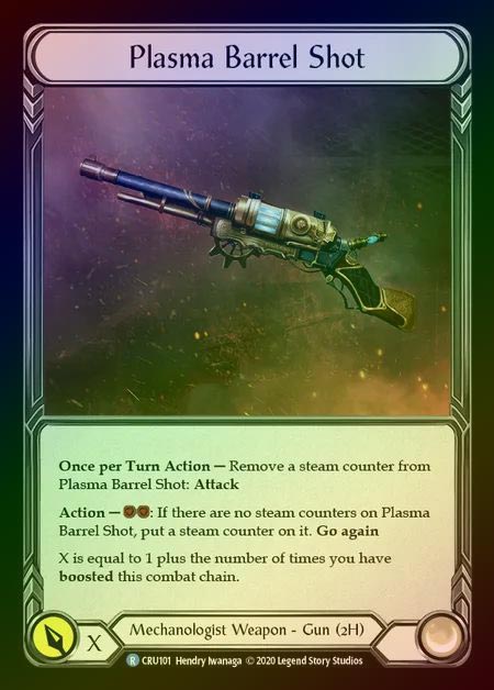 【CF】[Mechanologist] Plasma Barrel Shot [1st-CRU_101-R]  Cold Foil