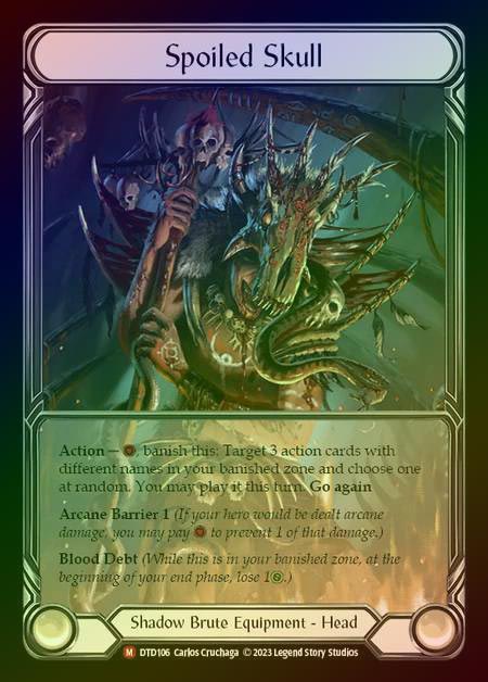 【CF】[Shadow Brute] Spoiled Skull (Extended Art) [DTD106-M] Cold Foil