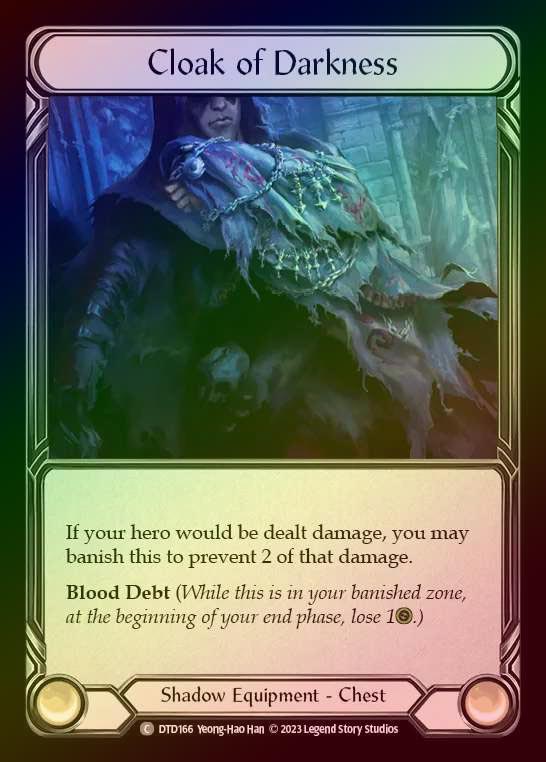 【CF】[Shadow] Cloak of Darkness [DTD166-C] Cold Foil