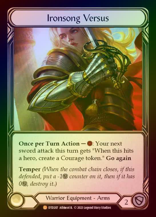 【CF】[Warrior] Ironsong Versus [DTD207-L] Cold Foil