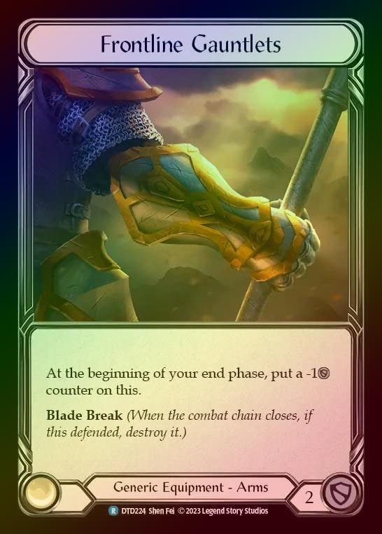 【CF】[Generic] Frontline Gauntlets [DTD224-R] Cold Foil