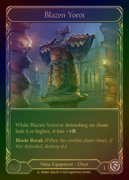 【CF】[Ninja] Blazen Yoroi [DYN045-Marvel] Cold Foil