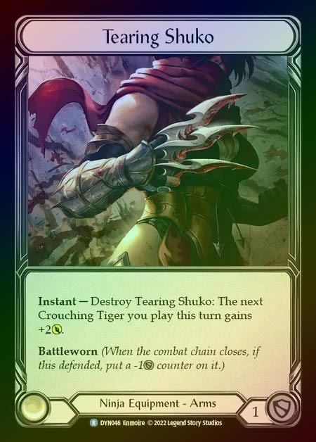 【CF】[Ninja] Tearing Shuko [DYN046-R] Cold Foil