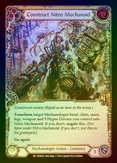 【CF】[Mechanologist] Construct Nitro Mechanoid//Nitro Mechanoid [DYN092-M] Cold Foil
