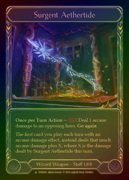 【CF】[Wizard] Surgent Aethertide [DYN192-Marvel] Cold Foil
