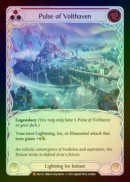 【CF】[Dual Elemental] Pulse of Volthaven [1st-ELE112-M] Cold Foil